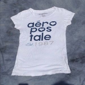 "Aeropostale" XS White tee shirt!